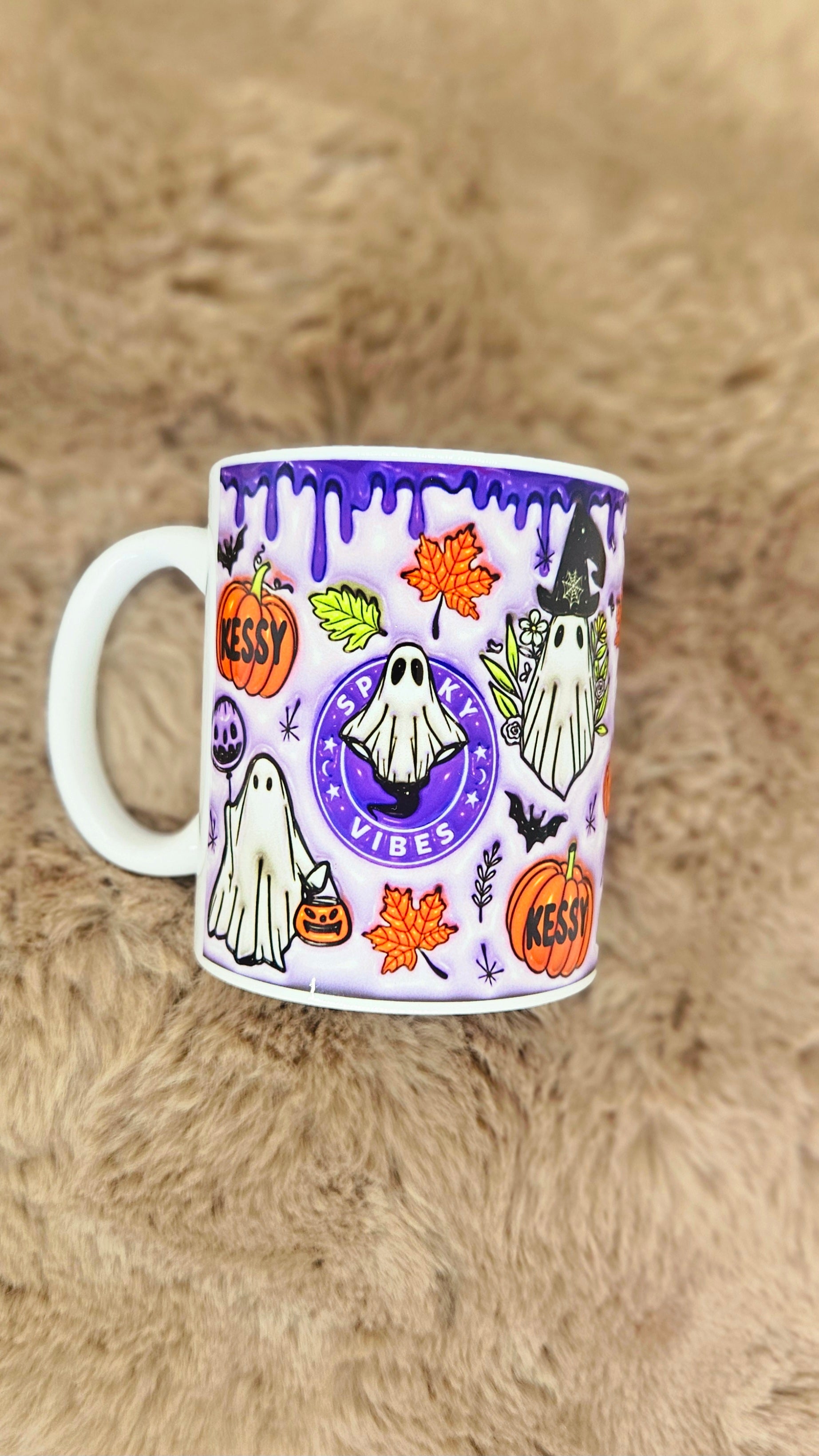Mug personnalisé "Spooky Vibes Halloween"