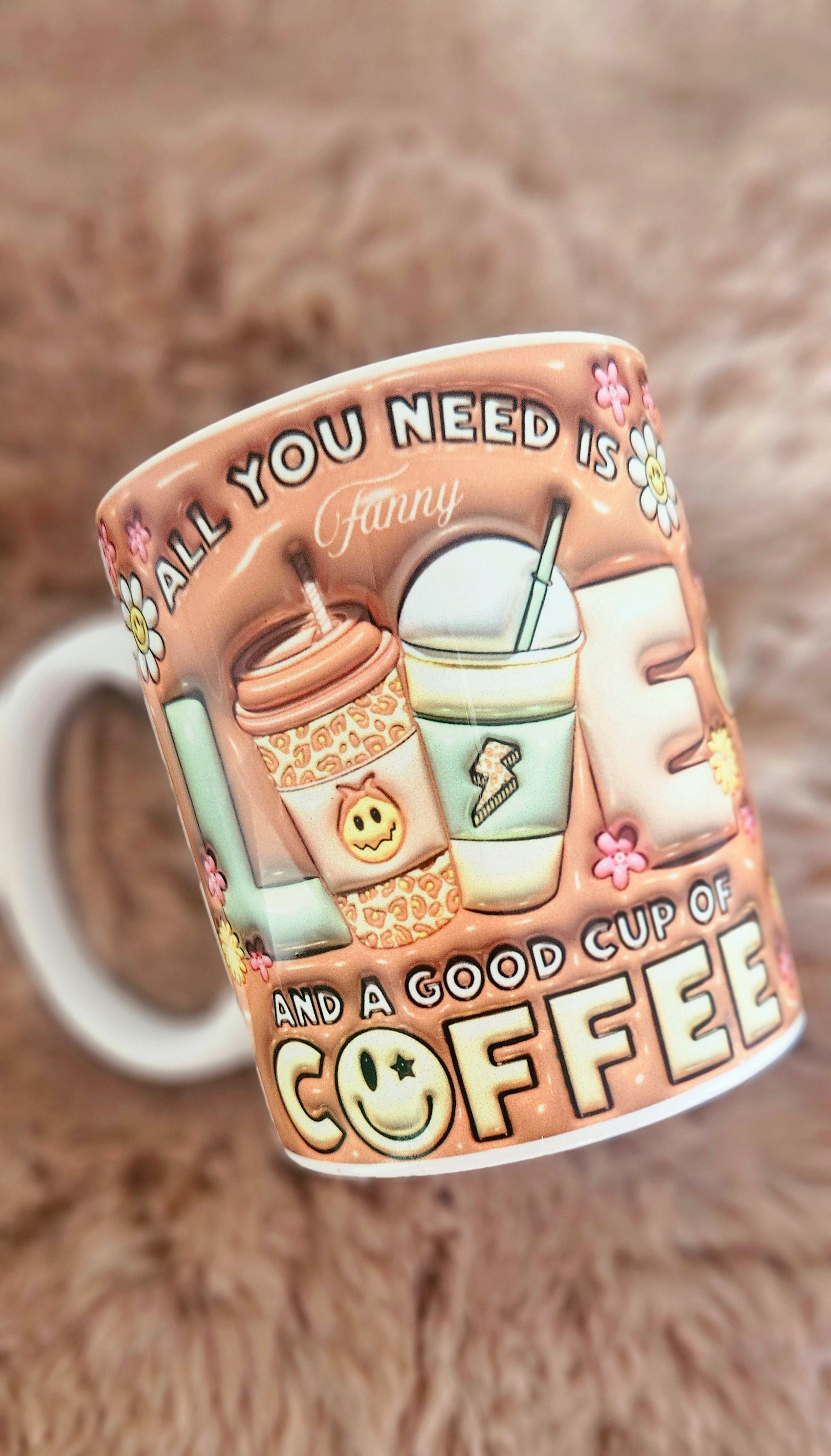 Mug personnalisé "All You Need is Love & Coffee"