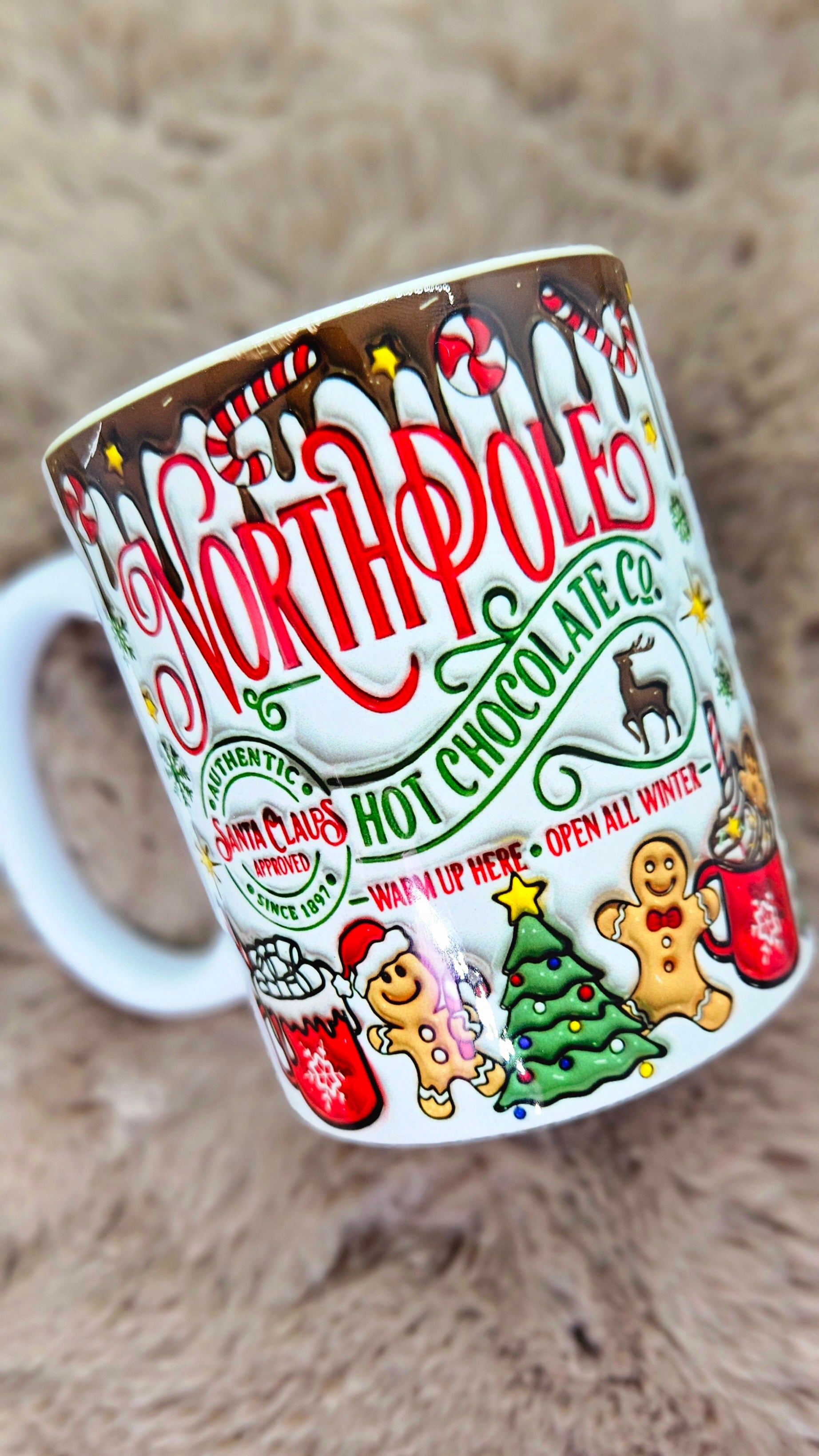 🎅 Mug “North Pole – Hot Chocolate Co.”
